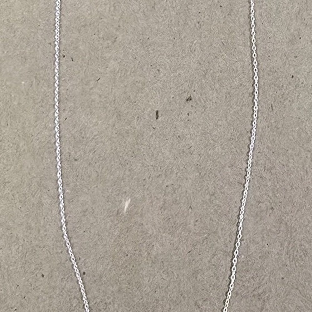 Sterling Silver Cable Chain Necklace 10 Inch Spring Ring Closure